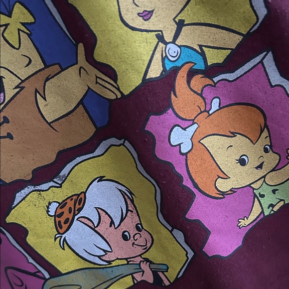 The Flintstones Women's Maroon Sweatshirt - Picture 3 of 5